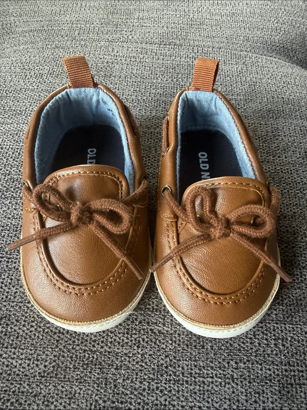 Old Navy Brown Baby Boat-Style Walker Shoes